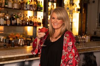 Sally Lindsay in her new C5 series Sally Lindsay's Posh Sleepover 