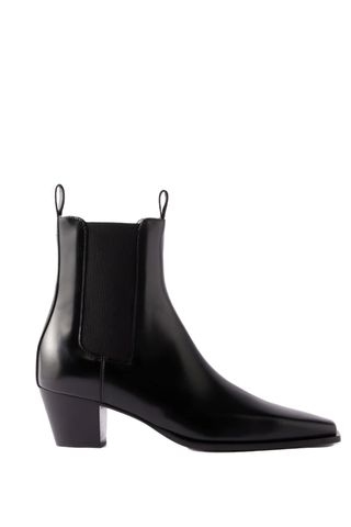 Toteme The City Block-Heel Leather Boots