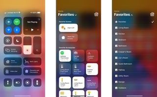 iOS14 Control Center HomeKit