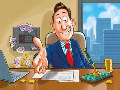 Bank stocks &ndash;&nbsp;MoneyWeek cover illustration