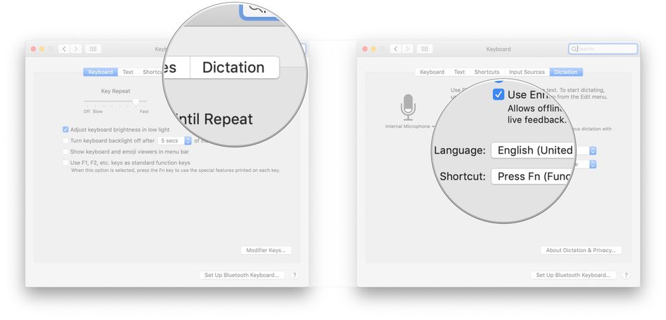 use dictation on mac