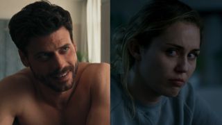 Arnaud inHeated Rivalry and Miley in Black Mirror side by side