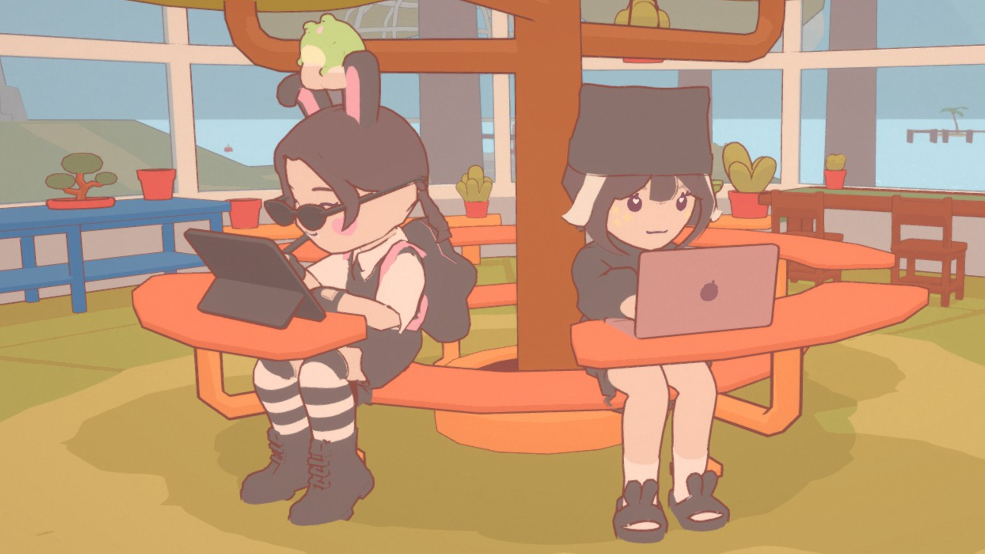 On-Together: Virtual Co-Working 