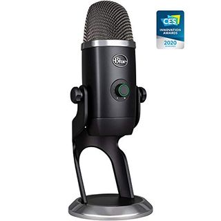 Blue Yeti X Professional Condenser USB Microphone with High-Res Metering, LED Lighting & Blue Voice Effects for Gaming, Streaming & Podcasting On PC & Mac