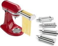  KitchenAid 3-Piece Pasta Roller and Cutter Attachment KSMPRA