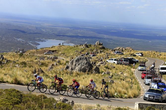 The view from above in Tour de San Luis