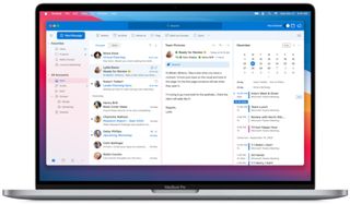 Image of the new native Outlook app for Apple's M1