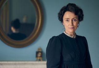 Cassandra Austen (Keeley Hawes) shortly after her author sister Jane Austen has died.