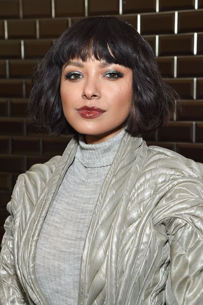 paris, france january 23 kat graham attends the jean paul gaultier haute couture spring summer 2019 show as part of paris fashion week on january 23, 2019 in paris, france photo by stephane cardinale corbiscorbis via getty images