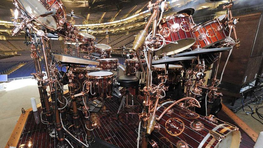 Neil Peart's drumkit