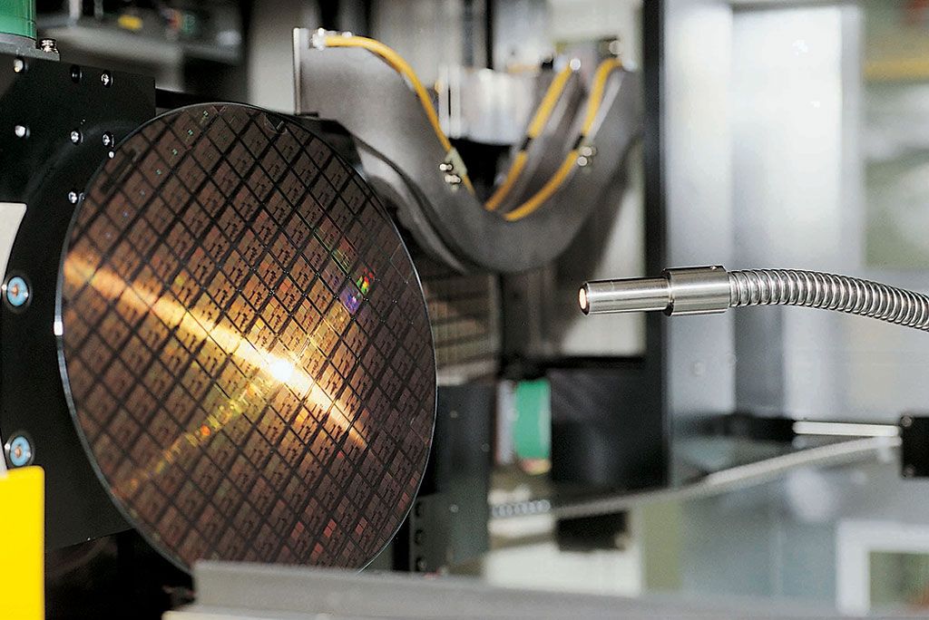 TSMC wafer in manufacturing