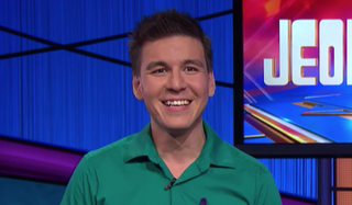 james holzhauer smiling talking about jeopardy