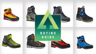 Collage of the best winter hiking boots
