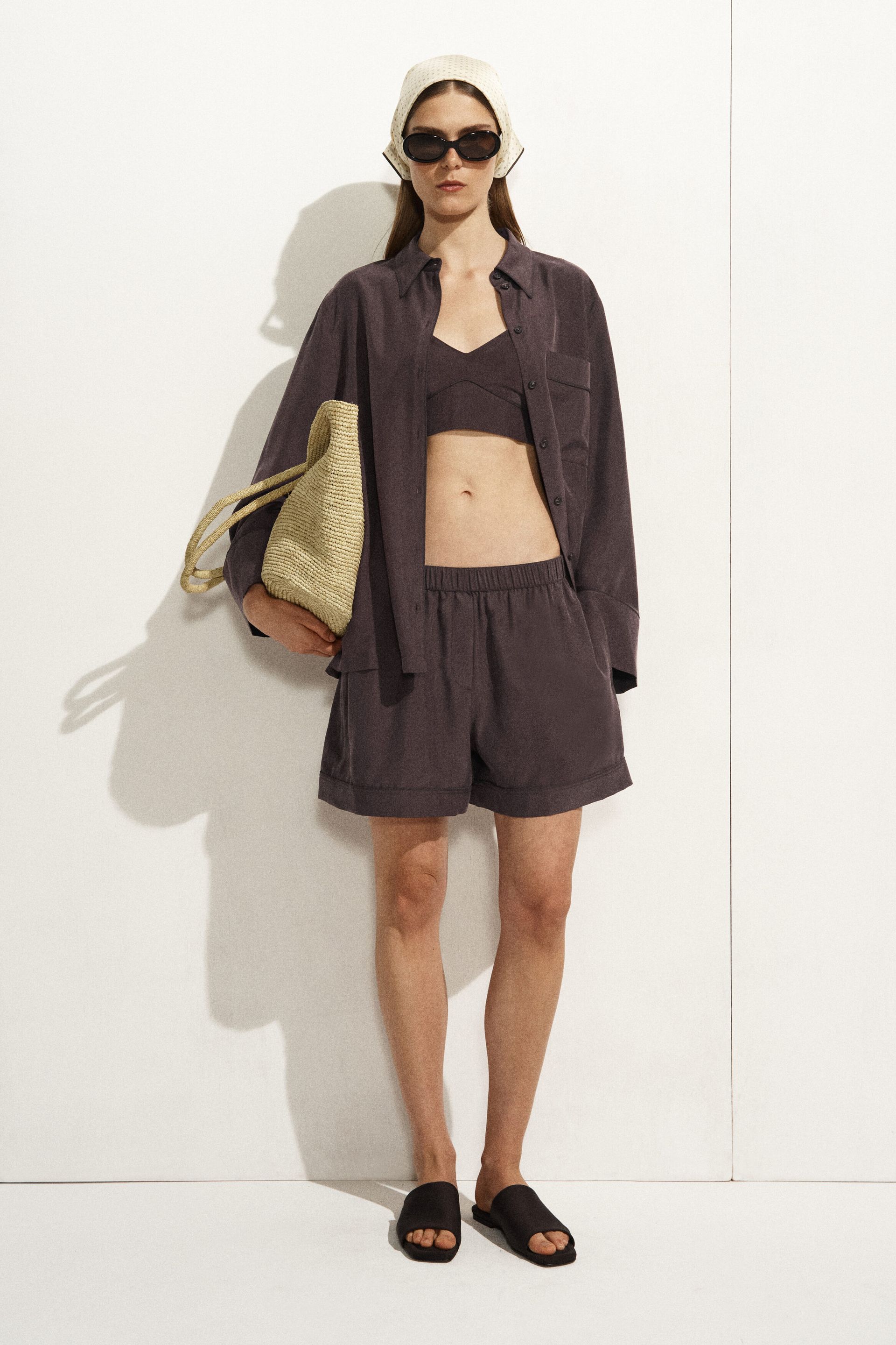 Silk Elasticated Shorts