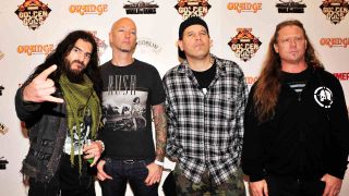 Machine Head arriving at the 2012 Metal Hammer Golden Gods awards