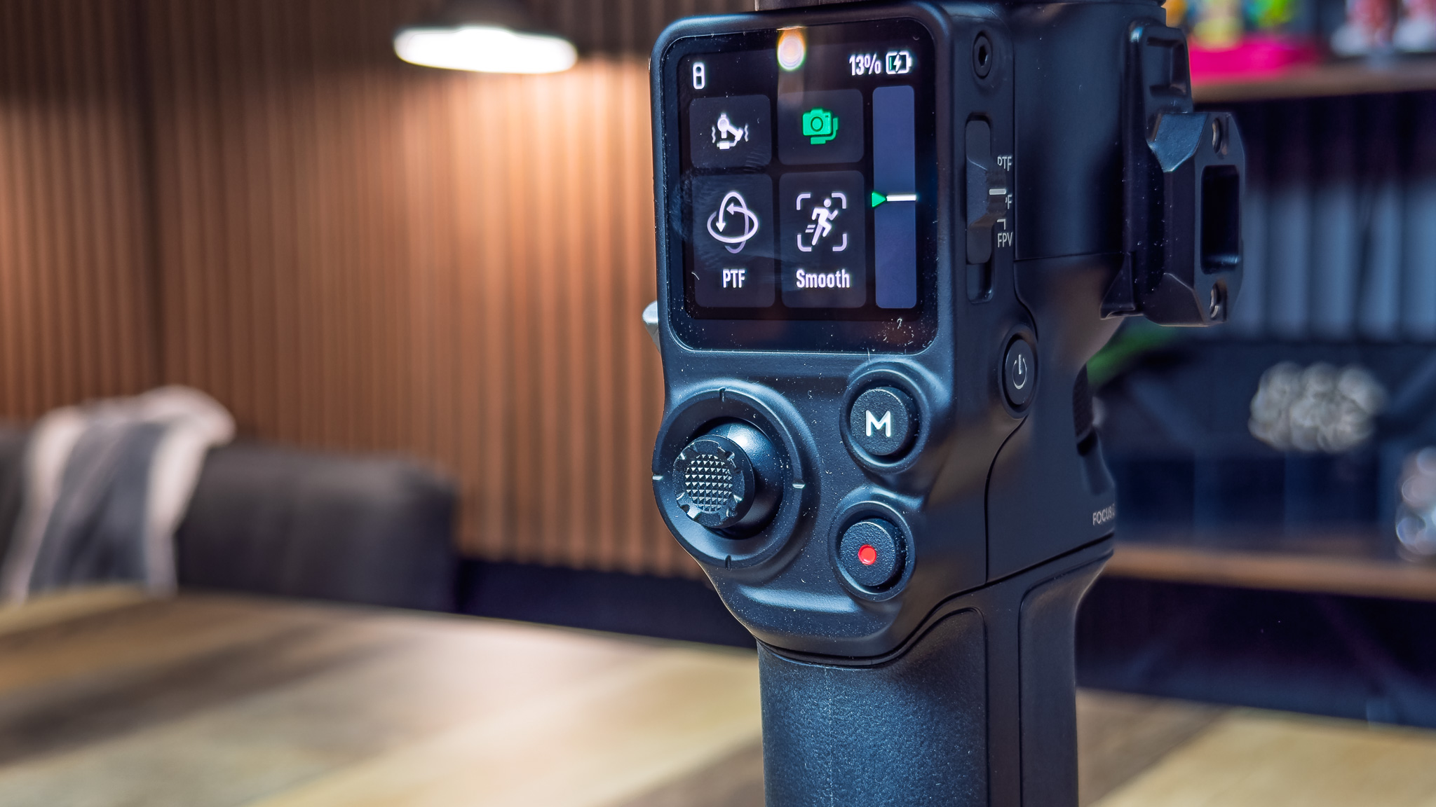 DJI RS 5 Z Axis balance on screen tool