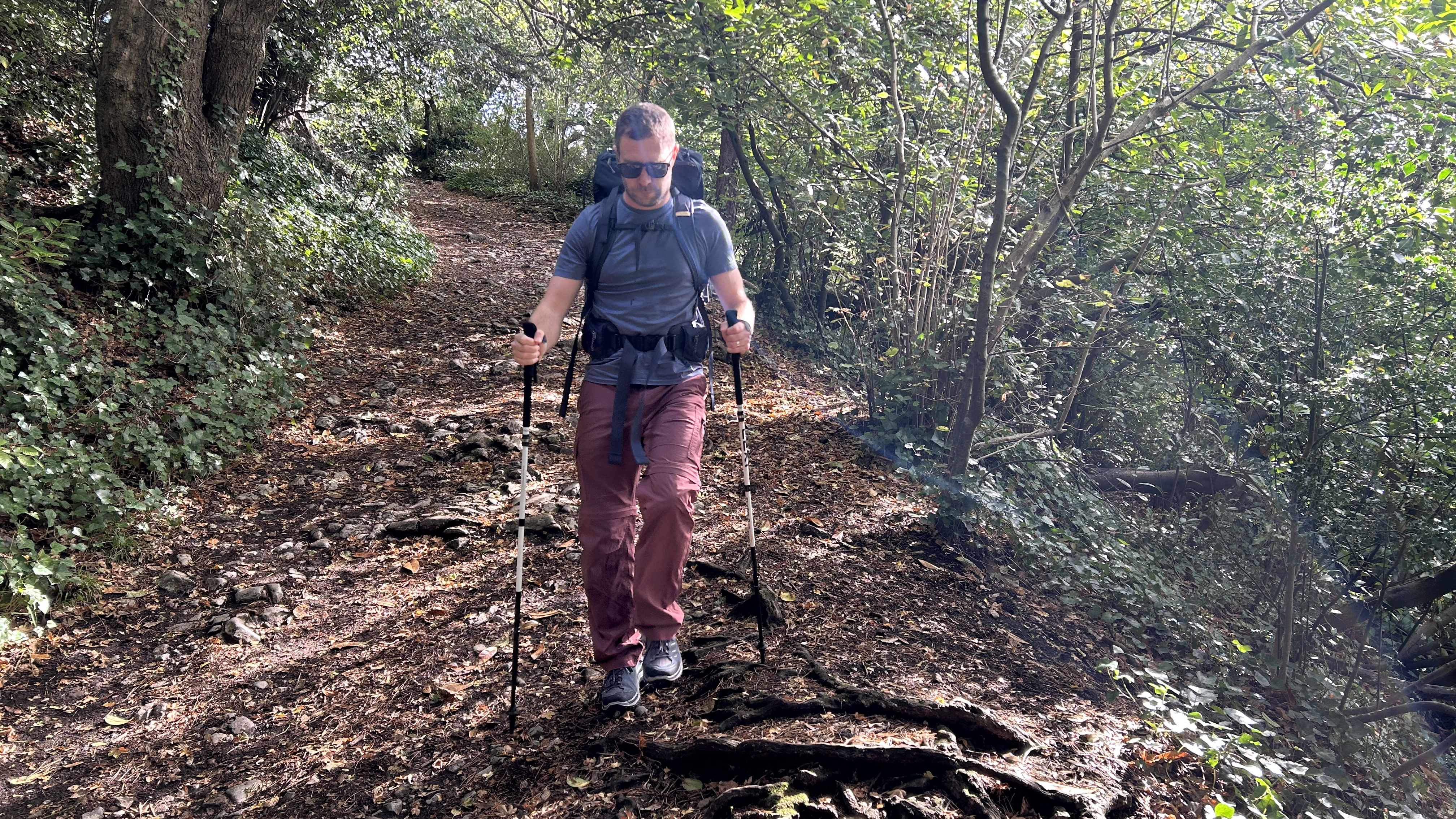 On the trails with the Leki Skysolo poles