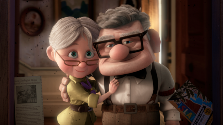 Eyewear, Animation, Interaction, Animated cartoon, Fictional character, Toy, Love, Fiction,