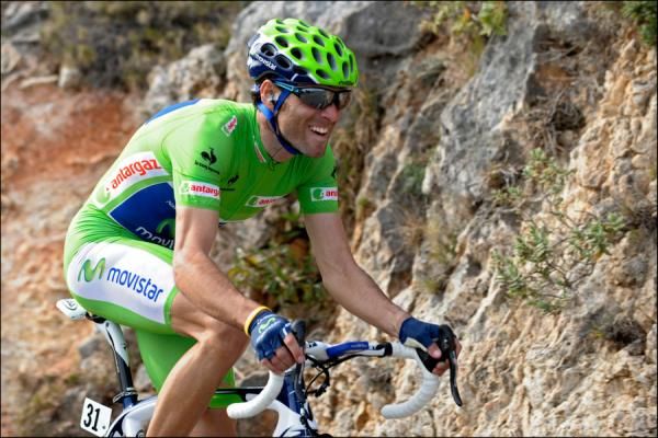 Alejandro Valverde (Movistar) maintained his podium position, but will need to further improve his time trial if he's going to feature in the Tour de France.