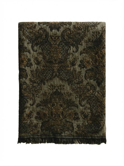 Floral Jacquard Throw