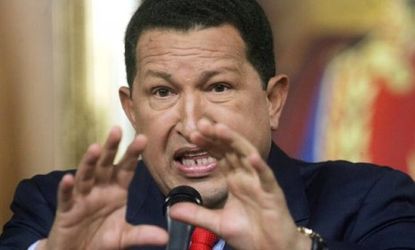 Venezuelan President Hugo Chavez railed against doctors, who he says pressure women into buying breast implants they can't afford.