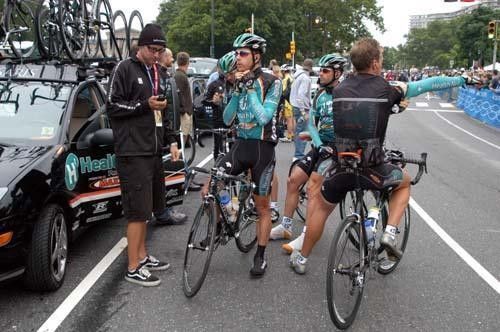 Health Net pre-race.