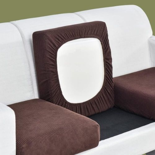 Elover, Elover Sofa Seat Cushion Cover-Highly Elastic Seat Cover&amp;#65292;living Room Sofa Seat Cover Furniture Cover Non-Slip and Soft, With Elastic Bottom