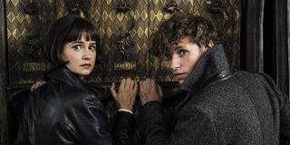 Eddie Redmayne and Katherine Waterston in Fantastic Beasts: The Crimes of Grindelwald
