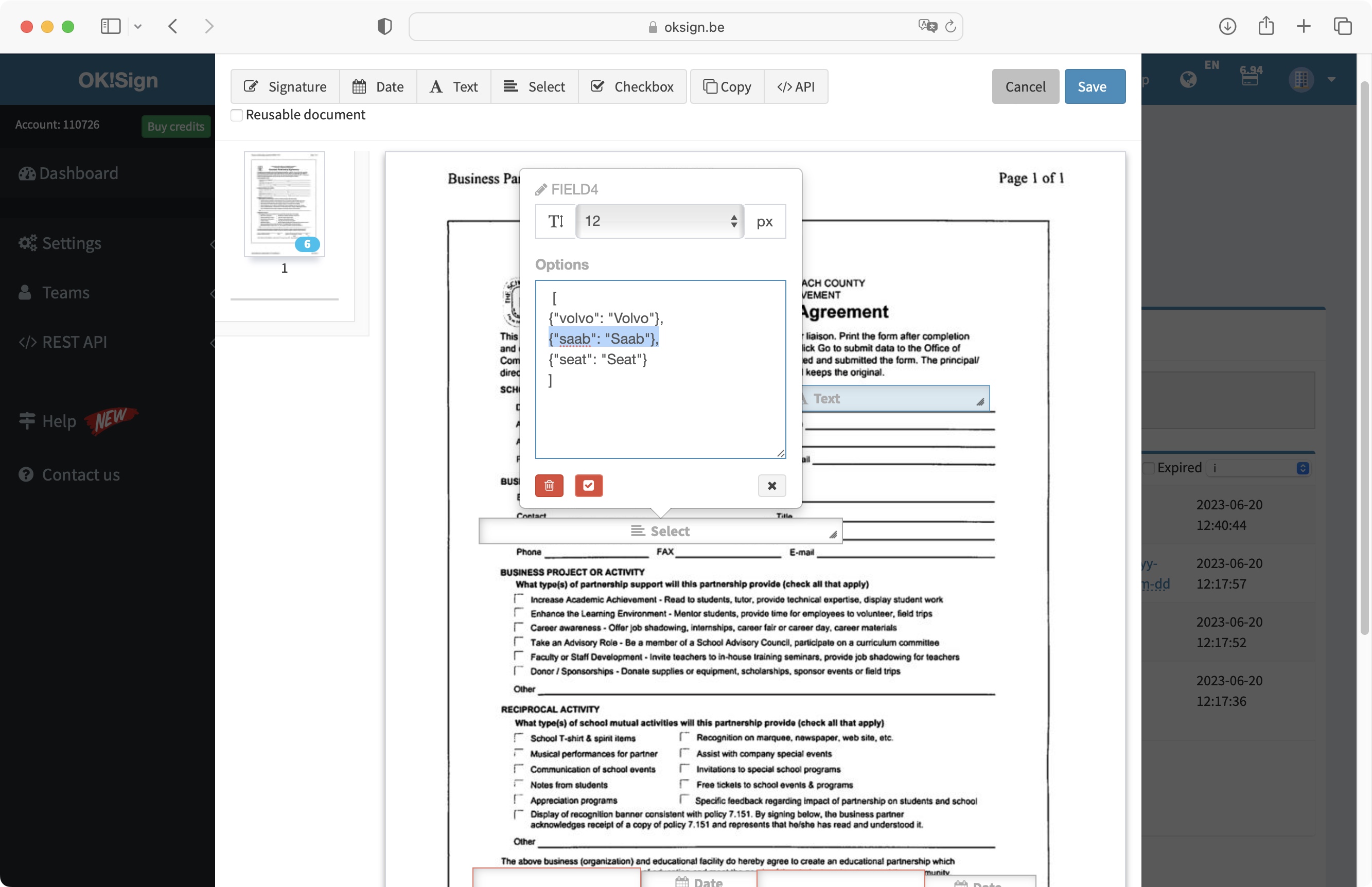 Logiciel de signature numérique OK!Sign pendant notre processus de test et d'examen