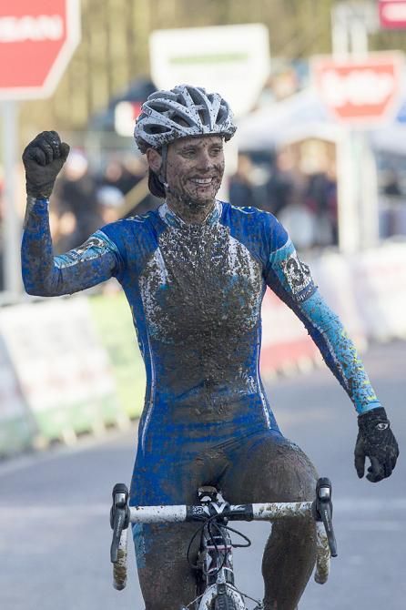 A happy Katerina Nash after her win in Baal