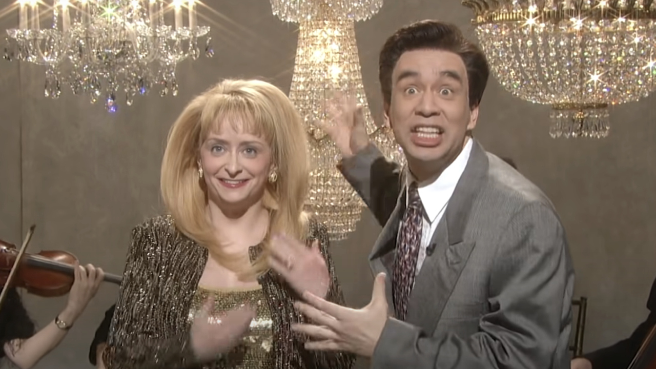 Rachel Draft and Fred Armisen on SNL