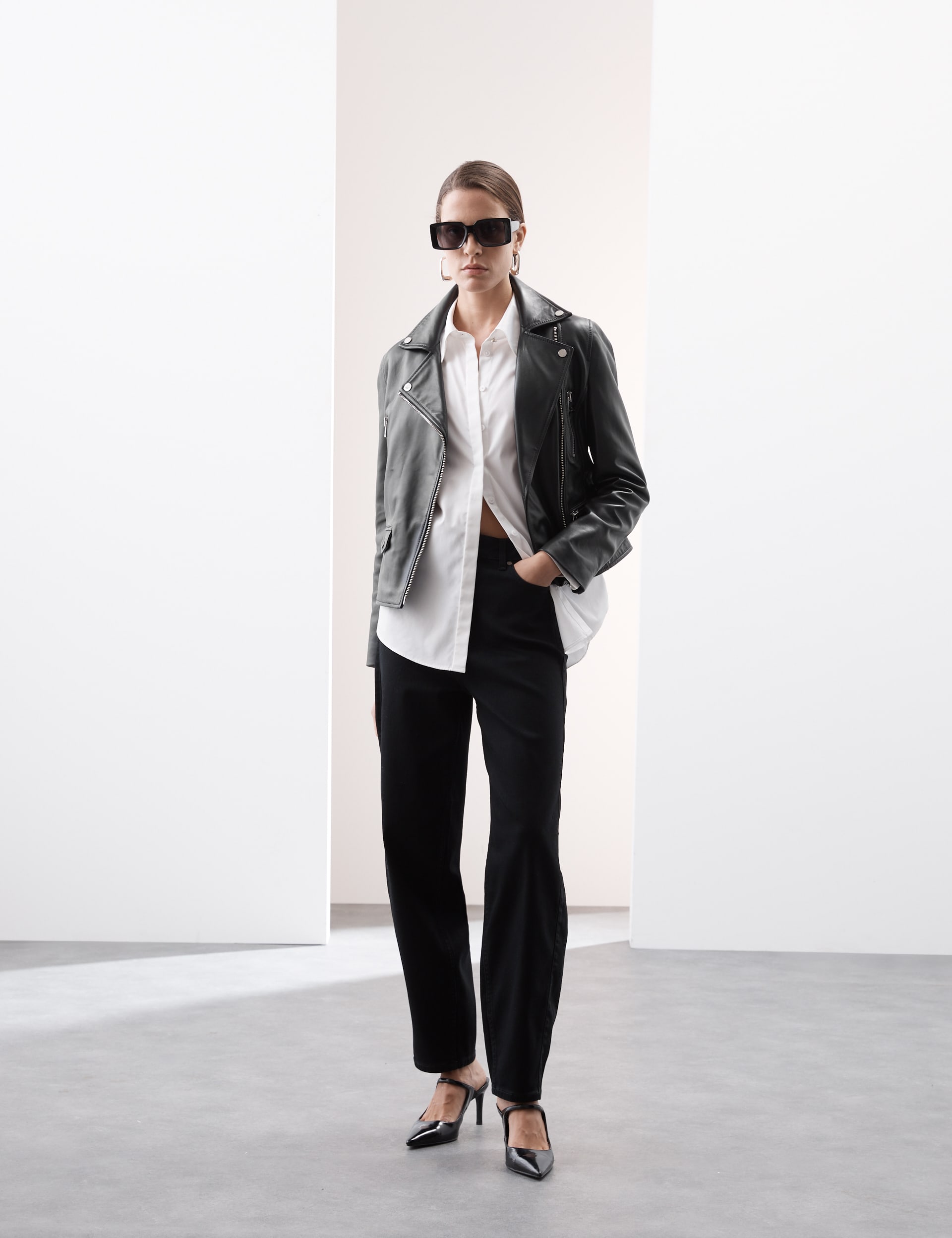 Leather Biker Jacket