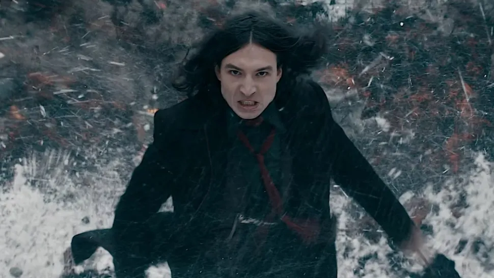 Ezra Miller as Credence Barebone/Aurelius Dumbledore in Fantastic Beasts: The Secrets of Dumbledore