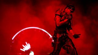 Travis Scott playing at Coachella