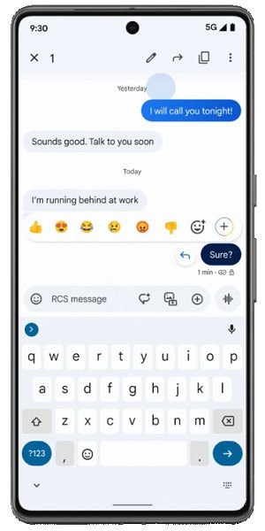 Google is rolling out an edit button for Messages.