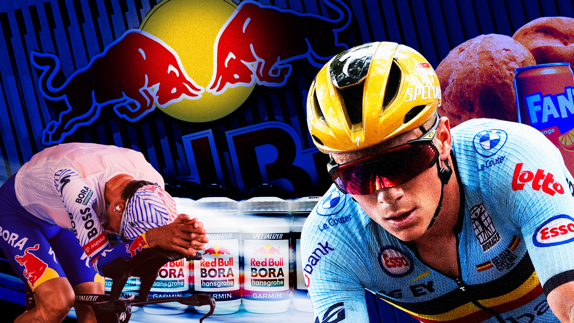A cover image of Remco Evenepoel and Red Bull-Bora-Hansgrohe