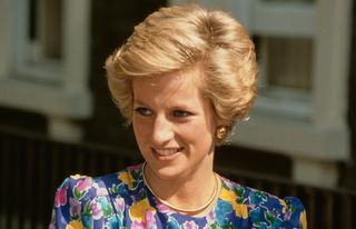Princess Diana visits a centre in Hackney