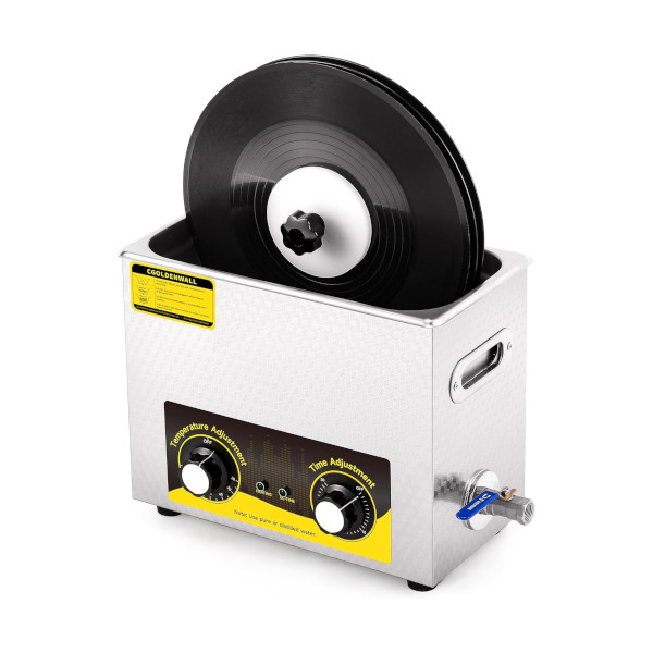 CGOLDENWALL 6L Vinyl Record Ultrasonic Cleaner Max