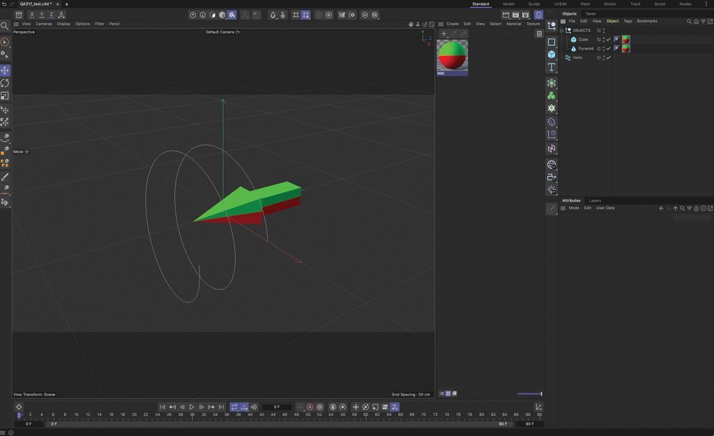 How to animate an object along a spline in Cinema 4D