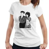 Goth heroes tee: Robert Smith and Siouxsie Sioux