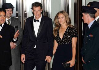 Andy Murray and Kim Sears on the red carpet at the Wimbledon champions dinner