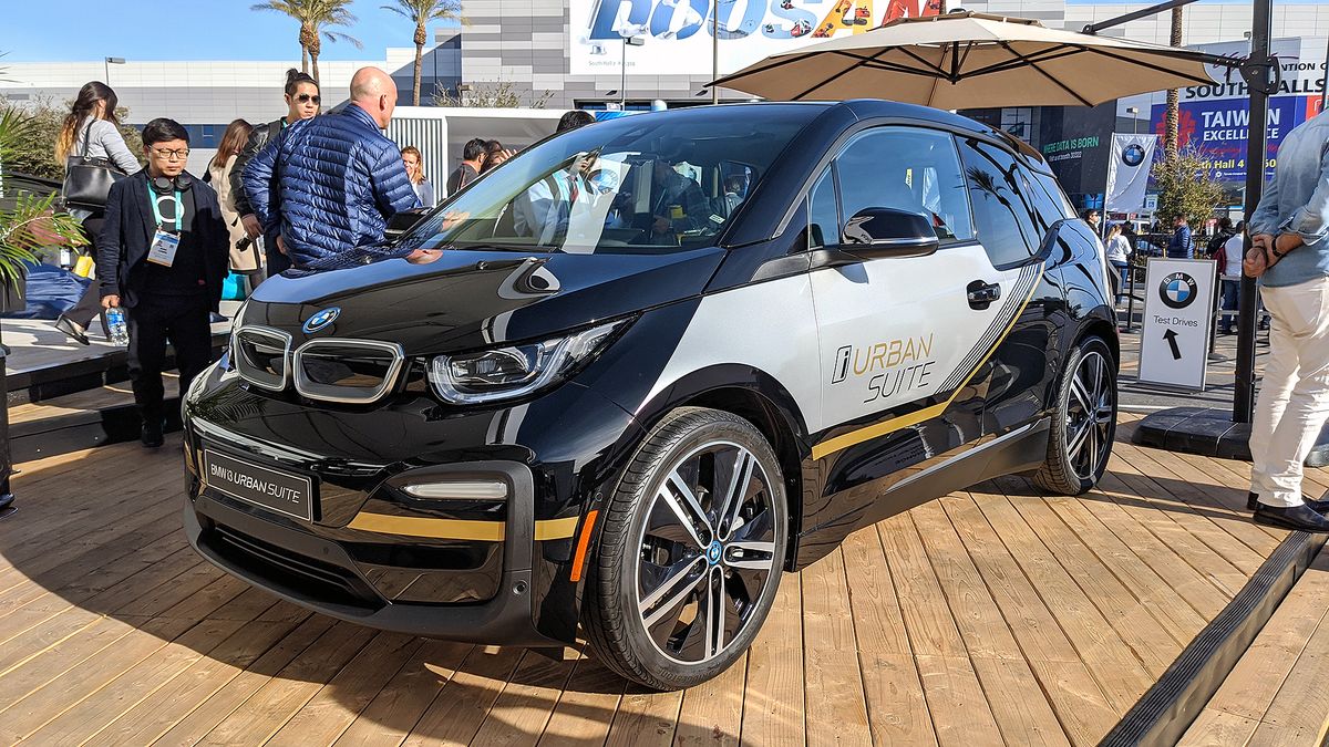 BMW i3 Urban Space concept car at CES 2020 exterior