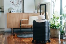 luggage in room