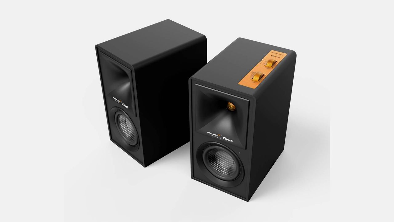 The Fives McLaren® Edition powered speakers by Klipsch