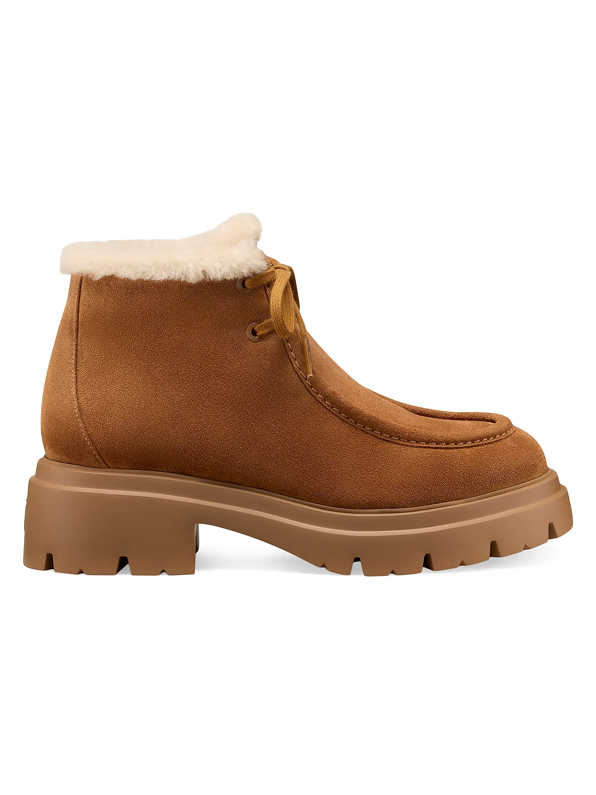 Stuart Weitzman, Hudson Shearling Chukka Boots