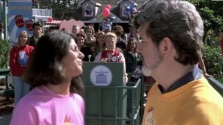 George Lucas turning around in Beverly Hills Cop III