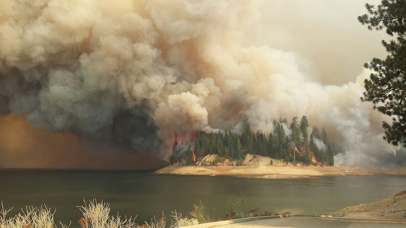 The King Fire in the Eldorado and Tahoe National Forests