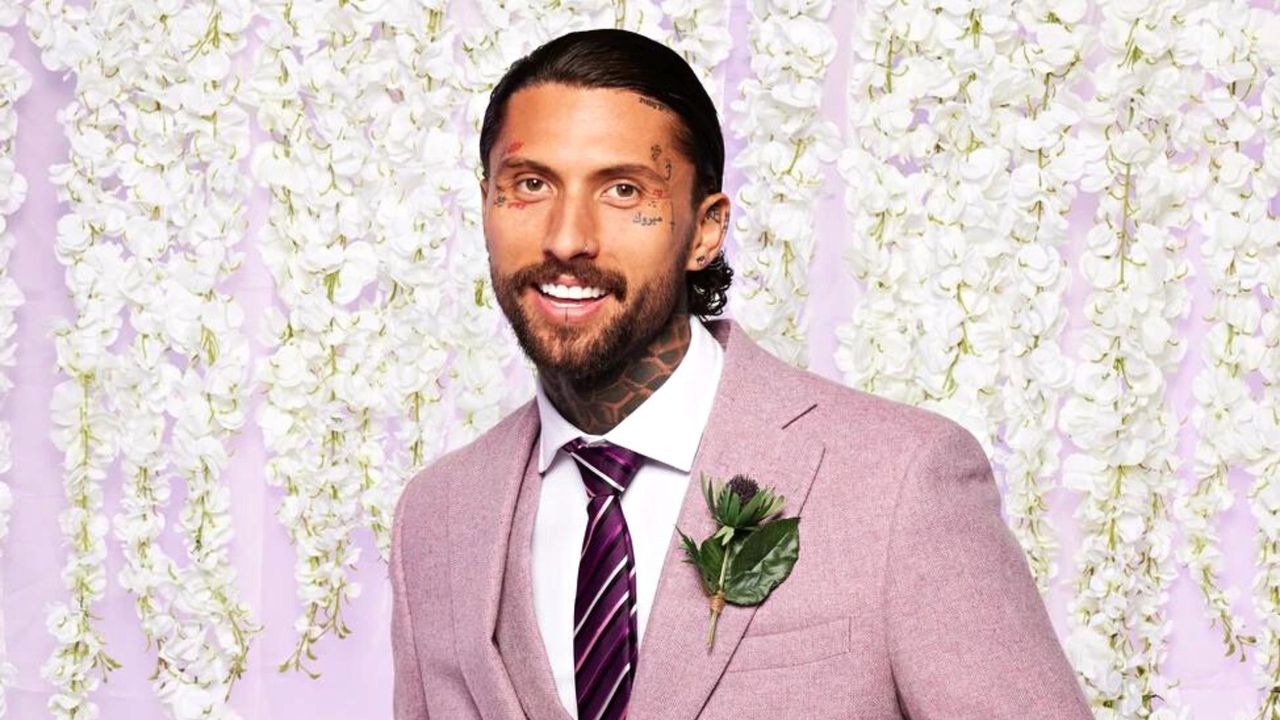 Brad from Married at First Sight UK season 8