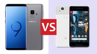 Samsung Galaxy S9 and Google Pixel 2