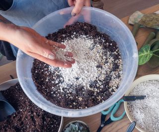 Potting mix ingredients